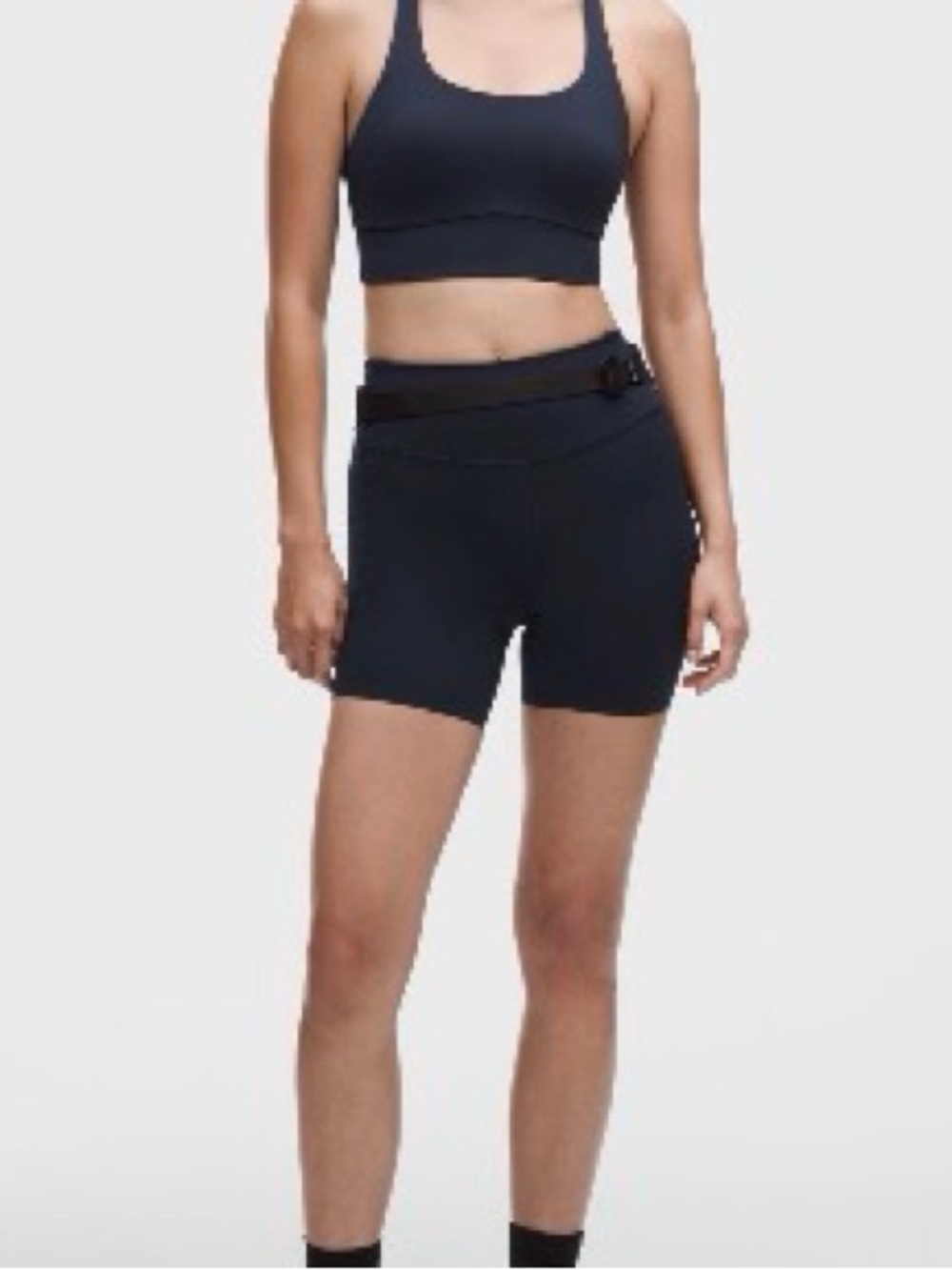 Navy Lululemon Women’s High-Rise Performance Bike Shorts